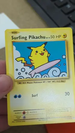 Pokemon Pikachu TCG Surfing Evolutions Card 111/108 Regular Secret Rare - Image 2