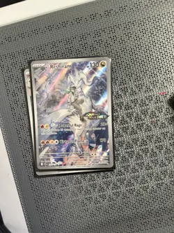 Pokemon TCG N's Reshiram Holo Card 167/159 STAMPED Journey Together Illustration - Image 1
