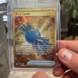 Pokemon TCG Scarlet & Violet Rare Candy Hyper Rare Holo Card 256/198 - Image 1