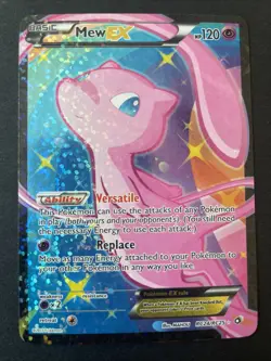 Mew EX Pokemon Trading Card Holo Rare XY Series 120 HP Versatile Ability - Image 1