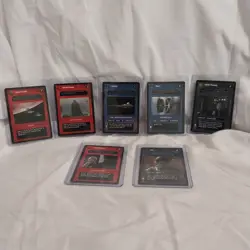 1995 Star Wars CCG Limited Rare 7 Card Lot Black 2 Devastator Dark Jedi - Image 1