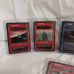 1995 Star Wars CCG Limited Rare 7 Card Lot Black 2 Devastator Dark Jedi - Image 4