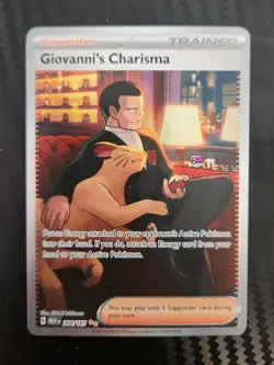 Giovanni’s Charisma 207/165 - SAR - SV151 - Pokemon TCG - Full Art Trainer Card - Image 1