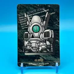 Greia HEAVY METALL Super Robot Wars TCG Trading Card Bandai Sunrise Japan #49 - Image 1