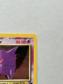 Gengar 5/62 Fossil Set Holo Rare Pokemon Card Pokemon 1999 WOTC LP/MP - Image 5