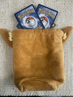 Pokemon New Binder with 20+ Card Lot All In Mint Condition & An Eevee Pouch New - Image 4