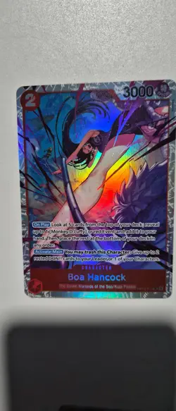 Boa Hancock OP12-014 English SR Legacy Master One Piece Card Game FREE SHIPPING - Image 1