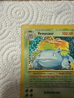 Pokemon TCG Celebrations Venusaur Holo Rare Card #15/102 Classic Collection - Image 2