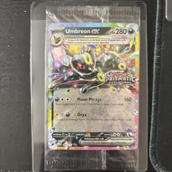 Pokemon TCG Prismatic Evolutions Umbreon EX Card 060/131 Stamped Promo, Sealed - Image 2
