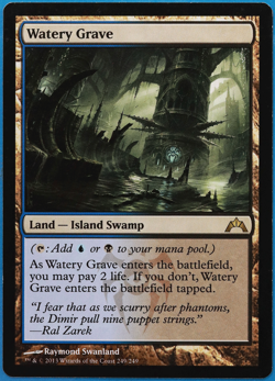 Watery Grave Gatecrash NM Land Rare MAGIC GATHERING CARD (ID# 504376) ABUGames - Image 1