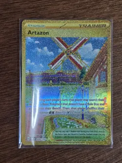 Pokemon TCG Artazon Hyper Rare Holo Card 229/197 Sv03: Obsidian Flames - Image 1