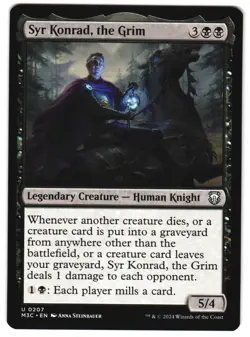Syr Konrad, the Grim 207 U Commander: Modern Horizons 3 MTG - Image 1