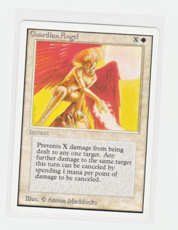 Magic the Gathering ~ MTG ~ 1x Guardian Angel ~ UNLIMITED ~ M/NM ~ - Image 1