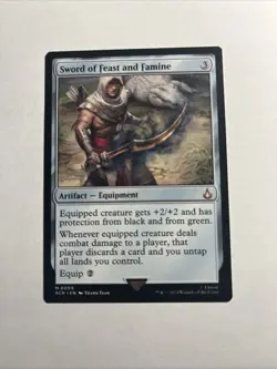 Sword of Feast and Famine Universes Beyond: Assassin's Creed MTG + 2 Bonus Rares - Image 1