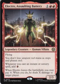 MTG Electro, Assaulting Battery (76) | NM | Spider-Man (SPM) - Image 1