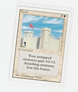 Magic the Gathering ~ MTG ~ 1x Castle ~ UNLIMITED ~ M/NM ~ - Image 1