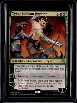 Tyvar, Jubilant Brawler - 218 - ONE - NM - MTG Magic the Gathering - Image 1