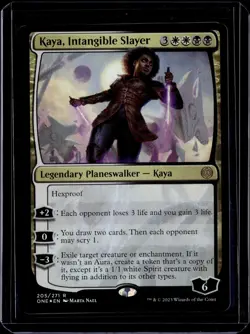 Kaya, Intangible Slayer - 205 - Foil - ONE - NM - MTG Magic the Gathering - Image 1