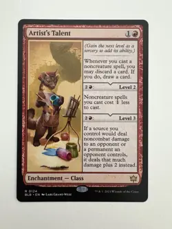Artist’s Talent MTG Magic the Gathering Card NM Near Mint BLB - Image 1