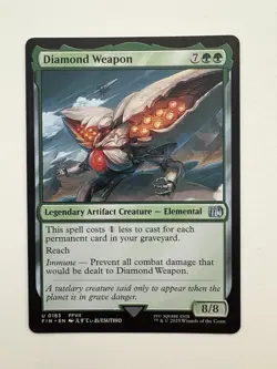 Diamond Weapon MTG Magic the Gathering Card NM Near Mint FIN - Image 1