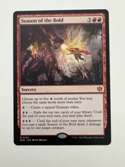 Season of the Bold MTG Magic the Gathering Card NM Near Mint BLB - Image 1