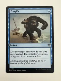Pongify MTG Magic the Gathering Card NM Near Mint OTC - Image 1
