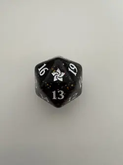 Foundations Bundle Oversized Dice D20 Glitter Spindown MTG Magic Gathering WOE - Image 1