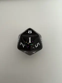 Foundations Bundle Oversized Dice D20 Glitter Spindown MTG Magic Gathering WOE - Image 2