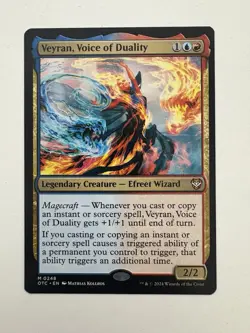 Veyran Voice of Duality MTG Magic the Gathering Card NM Near Mint OTC - Image 1