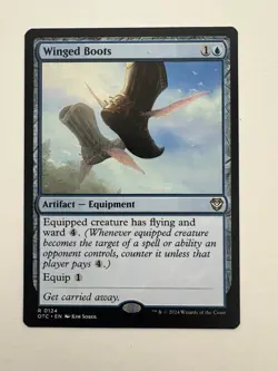 Winged Boots MTG Magic the Gathering Card NM Near Mint OTC - Image 1