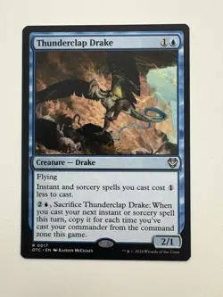 Thunderclap Drake MTG Magic the Gathering Card NM Near Mint OTC - Image 1