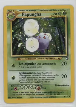 Jumpluff Holo German Pokemon Neo Genesis #7 2000 - Image 1