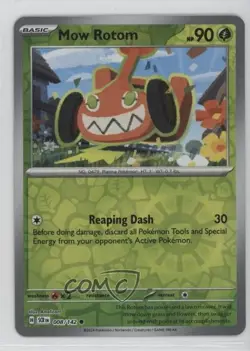 Mow Rotom Reverse Foil Pokemon SV07: Stellar Crown #008 - Image 1