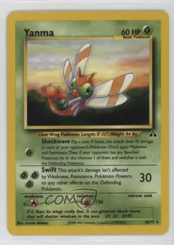 Yanma Pokemon Neo Discovery #36 2001 - Image 1