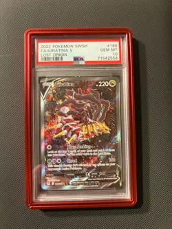 2022 Pokemon Lost Origins Giratina V Full Alt Alternate Art #186 PSA 10 Gem Mint - Image 1