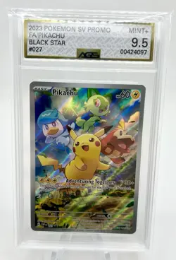 Pikachu - 027 - Scarlet & Violet - Promo - Pokemon TCG - 9.5 - AGS - Image 1