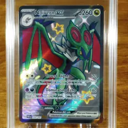 Pokemon Paldean Fates Noivern EX 220/091 AGS Legendary 10 Shiny Holo Rare 2024 - Image 2