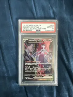 Pokemon TCG Team Rockets Meet EX Destined Rivals SIR PSA 10 Gem Mint - Image 1