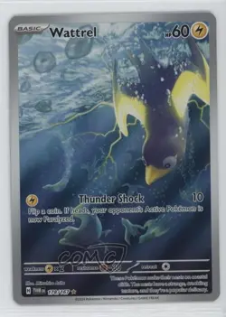 Wattrel Illustration Rare Pokemon SV06: Twilight Masquerade #178 - Image 1