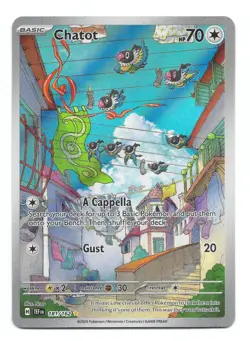 Chatot 181/162 SV05: Temporal Forces Holo Pokemon TCG - NM - Image 1