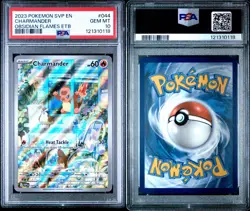 2023 POKEMON SVP EN-SV BLACK STAR PROMO #044 CHARMANDER PSA 10 - Image 3