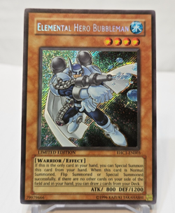 Elemental Hero Bubbleman EHC1-EN003 Secret Rare Limited Edition Yugioh 7828 - Image 1