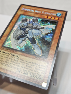 Elemental Hero Bubbleman EHC1-EN003 Secret Rare Limited Edition Yugioh 7828 - Image 2