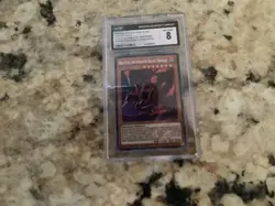 yugioh red eyes alternative black dragon cgc graded 8 - Image 1