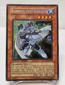 Elemental Hero Bubbleman EHC1-EN003 Secret Rare Limited Edition Yugioh 7827 - Image 1
