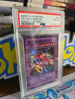 YuGiOh YZ-Tank Dragon MFC-054 1st Edition Magician's Force PSA 8 - Image 2