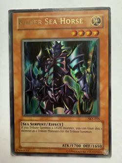 1x (HP/DMG) Kaiser Sea Horse - SKE-015 - Ultra Rare - Unl Edition YuGiOh - Image 1