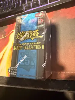 YuGiOh 25th Anniversary Rarity Collection II Booster Box 18 packs SEALED New - Image 2