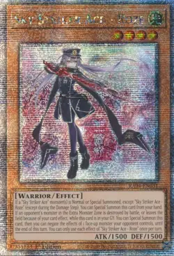 Yugioh! Sky Striker Ace - Roze - RA04-EN031 - Quarter Century Secret Rare - 1st - Image 1