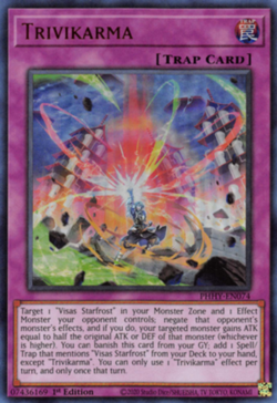 Yugioh! Trivikarma - PHHY-EN074 - Ultra Rare - 1st Edition Near Mint, English - Image 1